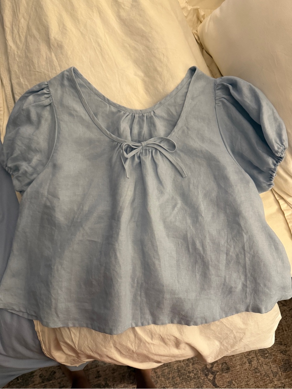 Not Perfect Linen Milos Top